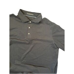 Greyson Golf Polo Men's Size XL Button Up Black